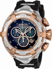21349 Invicta 52mm Reserve Thunderbolt MOP Chrono Rose-gold Accents strap Watch
