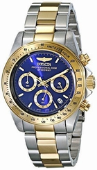Invicta Men's Speedway Chronograph 200m Two Toned Stainless Steel Watch 3644