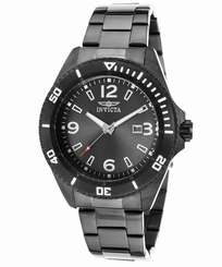 Invicta 16333 Men's Pro Diver Black IP Stainless Steel Black Dial
