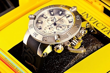 Invicta 1894 Mens 50mm Subaqua Noma III Swiss Made Ronda Chronograph Strap Watch 843836018944