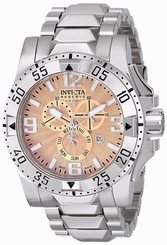 Invicta Mens Reserve Excursion Swiss Chronograph Stainless Steel Bracelet Watch