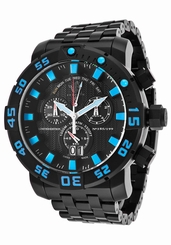New Men's Invicta 14253 Sea Base Swiss Chronograph Black Dial Titanium Watch