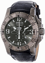 Invicta Mens Reserve 50mm Excursion Swiss Made Chronograph Gunmetal Dial Watch