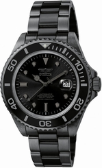 Invicta Men's Pro Diver Automatic 200m Black Stainless Steel Watch F0068