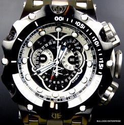 Invicta Reserve Black Venom Hybrid Master Calendar Steel Swiss Made Watch New