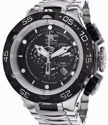 Invicta 15922 50mm Subaqua Noma V Swiss Chronograph Black Dial Steel Watch New