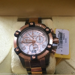 Invicta Mens Reserve 12986 48mm Two-tone Swiss Made Chronograph Day & Date Watch