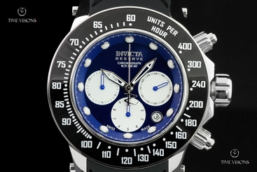 Invicta Men's 52mm Reserve Collection Swiss Chronograph Silicone Strap Watch
