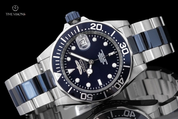 Invicta 40mm Midnight Blue Dial Pro Diver Automatic SS Bracelet Watch - 19272