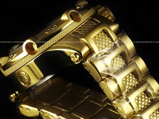New Invicta Mens Subaqua Noma V Swiss Made Retro Chrono 18K Gold Plated Watch