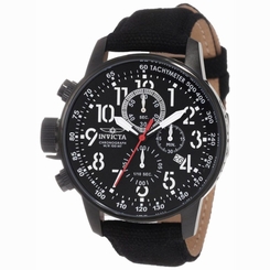 Invicta Men's 1517 I "Force" Collection Stainless Steel and Cloth Strap Watch