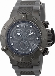 90116 Invicta 50mm Subaqua Noma III Swiss Chrono Black/Charcoal Dial Strap Watch
