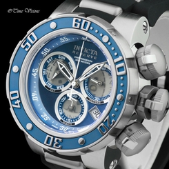 Invicta 52mm Reserve Subaqua Sea Dragon Swiss Chronograph Silicone Strap Watch