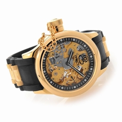 @NEW Invicta 47mm Russian Diver Mechanical Skeleton Dial Poly Strap Watch 1844 961613270191