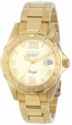 Invicta Women''s 14397 Angel Analog Swiss-Quartz Gold Watch