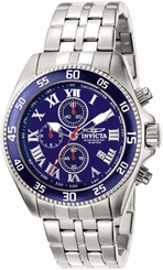 Invicta Men's Specialty Quartz Chronograph Blue Dial Watch 5723