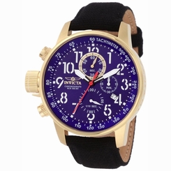 New Mens Invicta 1516 I Force Collection Chronograph Black Strap Watch 843836015165