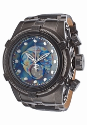 New Invicta Reserve 53mm Bolt Zeus Swiss Chronograph Leather Strap Watch 15968