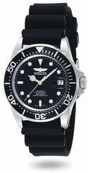 Invicta Men's 9110 Pro Diver Automatic 3 Hand Black Dial Watch 843836091107