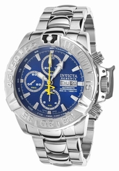 Men's Invicta 10651 Subaqua Reserve Swiss Valjoux 7750 Blue Dial Bracelet Watch