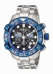 Invicta Mens Hydromax Gunmetal Dial Z60 Quartz Stainless Steel Bracelet Watch
