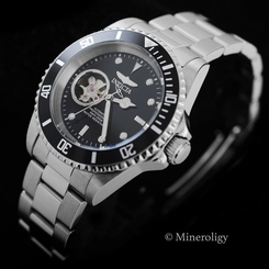 Invicta Skeleton Window Mens AUTOMATIC Pro Diver Stainless Steel 40 mm Watch NEW