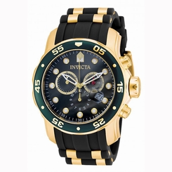 New Invicta 17886 Mens Pro Diver Green Dial Chronograph Dive Watch!