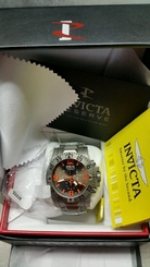 Invicta Reserve 50mm 22239 Excursion Swiss Made Titanium Quartz Chronograph,New
