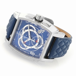 17007 Invicta 48mm S1 Rally Touring Swiss Quartz Chronograph Leather Strap Watch