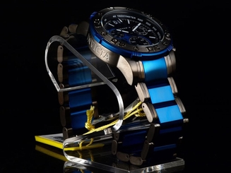 NEW! Invicta Reserve Men's OS Swiss Made Chronograph Gunmetal / Blue IP SS Watch
