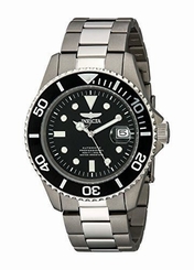  Invicta Men's 0420 Pro Diver Automatic Black Dial Titanium Watch