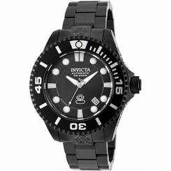 INVICTA MEN'S PRO DIVER BLACK STEEL BRACELET & CASE AUTOMATIC WATCH 19811