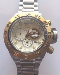 Invicta Men's 10145 Subaqua Noma IV Chronograph Automatic White Face Watch