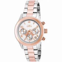 INVICTA WOMEN'S ANGEL ROSE GOLD-TONE STEEL BRACELET & CASE QUARTZ WATCH 19220