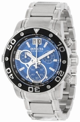 Invicta Men's 10588 Ocean Reef Reserve Chronograph Blue Dial Stainless Steel ... 886678105885