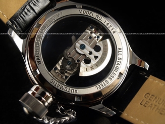 New Invicta 14214 Phantom Ghost Russian Diver Automatic Rose Bezel Leather Watch 886678148790