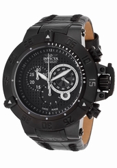 New Mens Invicta 80658 Subaqua Swiss Made Chronograph Black Dial Date Watch