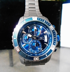 Invicta 22461 TI-22 45mm Quartz Chronograph/Date Titanium Bracelet Watch