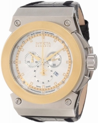 New Mens Invicta 10953 Akula Reserve Chronograph Silver Textured Dial Watch  886678109531