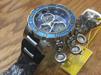 21643 Invicta Reserve Men 52mm Subaqua Sea Dragon Quartz Chronograph Strap Watch