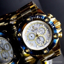 Invicta Reserve Grand Arsenal Octane Gold Plated MOP 63mm Swiss Watch New