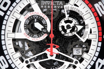Invicta Reserve Sea Vulture Swiss Quartz Chronograph Strap Watch w/ Clasp 18945