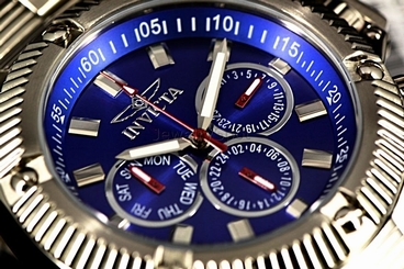 Invicta Men's 5716 Invicta II Sport Blue Dial Stainless Steel and Black Watch