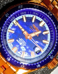 INVICTA Men's 3640 Pro Diver Collection Watch Rose Tone SS Blue MOP Dial