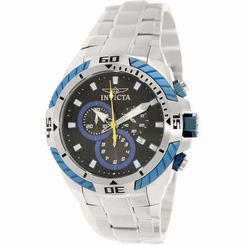 New Mens Invicta 16065 Pro Diver Chronograph Black Dial Stainless Steel Watch