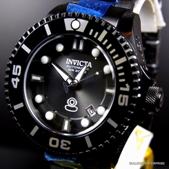 Invicta Grand Pro Diver Gen II Automatic NH35A Black Combat Steel Watch New