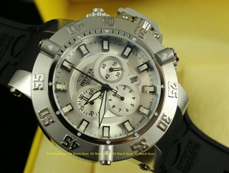 1894 Invicta 50mm Subaqua Noma III Swiss Quartz Chronograph Black Strap Watch 843836018944