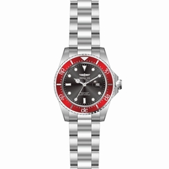 Invicta 22020 Mens Black Dial Quartz Watch with Stainless Steel Strap