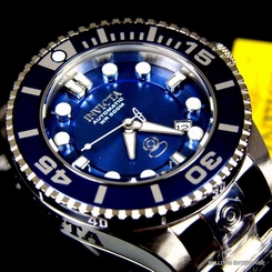 Invicta Grand Pro Diver Generation II Ocean Blue Steel NH35A Automatic Watch New