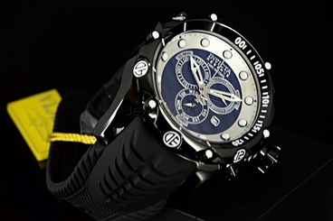Invicta 52mm VENOM Sea Dragon Gen2 Swiss Made Chronograph Black Dial Black Watch